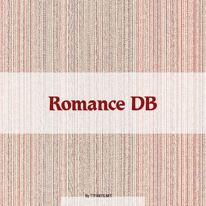 Romance DB example
